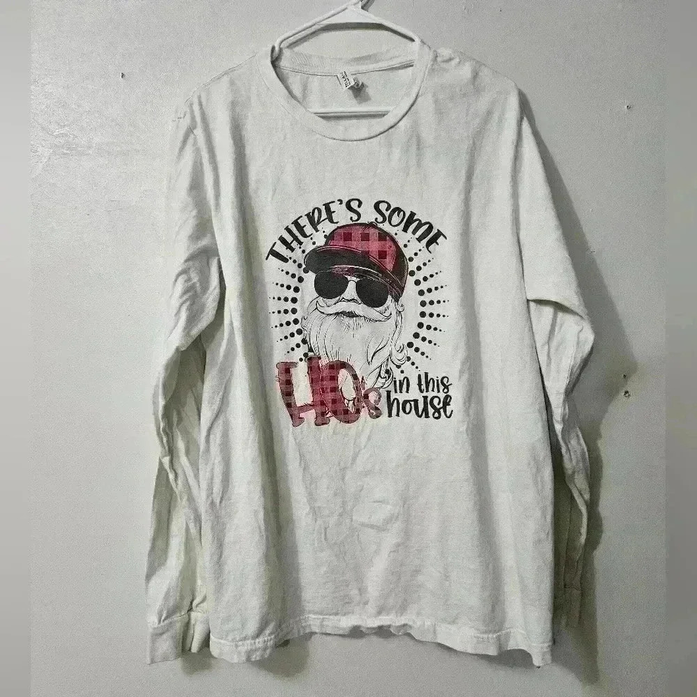 EUC! Bella canvas christmas long sleeve tee!